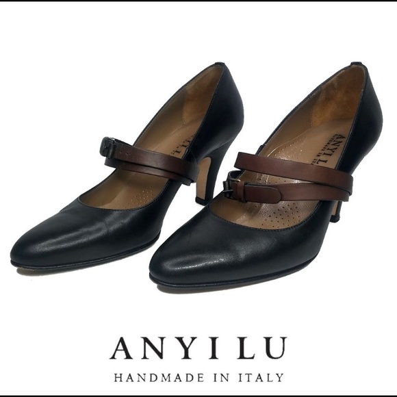 Anyi Lu Shoes - ANYI LU handmade black heels